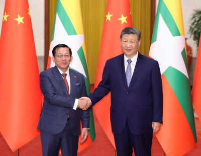 习近平会见孟加拉国总理塔里克